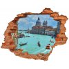 Fototapeta diera na stenu 3D Venice italy 90x70 cm Fototapeta diera na stenu 3D Venice italy 90x70 cm