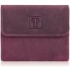 Paolo Peruzzi Malá dámska kožená peňaženka s RFID ochranou | ružová T-11-CHR Paolo Peruzzi Malá dámska kožená peňaženka s RFID ochranou | ružová T-11-CHR