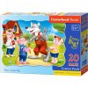CASTORLAND Puzzle Tri malé prasiatka MAXI 20 dielikov CASTORLAND Puzzle Tri malé prasiatka MAXI 20 dielikov