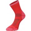 Alpine Pro Antibakteriálne ponožky KEROWE červená