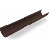 Covernit Plastový odkvapový žľab PVC 100 mm 3 m x 100 mm hnedá Covernit Plastový odkvapový žľab PVC 100 mm 3 m x 100 mm hnedá