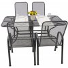 DEOKORK Záhradná kovová zostava SANDRA 1+4 stůl 160x95 cm (CT311) DEOKORK Záhradná kovová zostava SANDRA 1+4 stůl 160x95 cm (CT311)