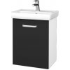 Dreja Kúpeľňová skriňa DOOR SZD 50 - N01 Biela lesk / Úchytka T01 / N03 Graphite / Levé Dreja Kúpeľňová skriňa DOOR SZD 50 - N01 Biela lesk / Úchytka T01 / N03 Graphite / Levé