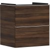 HANSGROHE Xelu Q závesná skrinka pod umývadlo, 2 zásuvky, 580 x 475 x 605 mm, tmavý orech, rukoväť chróm, 54026000 HANSGROHE Xelu Q závesná skrinka pod umývadlo, 2 zásuvky, 580 x 475 x 605 mm, tmavý orech, rukoväť chróm, 54026000