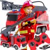Hasičské auto na diaľkové ovládanie Ramiz červené s rebríkom 1:12 Hasičské auto na diaľkové ovládanie Ramiz červené s rebríkom 1:12