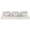 Villeroy & Boch Súprava misiek na dip, 4 ks Manufacture Rock blanc Villeroy & Boch Súprava misiek na dip, 4 ks Manufacture Rock blanc