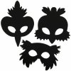 Graine Creative Vyškrabávacie masky v tvare vtáčika 3 ks - 1 balenie Graine Creative Vyškrabávacie masky v tvare vtáčika 3 ks - 1 balenie