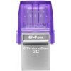 Kingston DataTraveler MicroDuo 3C/64GB/USB 3.2/USB-A + USB-C/Fialová DTDUO3CG3/64GB Kingston DataTraveler MicroDuo 3C/64GB/USB 3.2/USB-A + USB-C/Fialová DTDUO3CG3/64GB