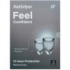Satisfyer Feel Confident Menštruačný kalíšok sada menštruačných kalíškov 15ml + 20ml Transparentný Satisfyer Feel Confident Menštruačný kalíšok sada menštruačných kalíškov 15ml + 20ml Transparentný