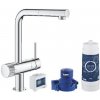 Grohe - Set drezovej batérie Minta s filtráciou a výsuvnou koncovkou, chróm 30382000ROZ1 Grohe - Set drezovej batérie Minta s filtráciou a výsuvnou koncovkou, chróm 30382000ROZ1