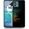 Picasee silikónový čierny obal pre Motorola Moto G72 - Motto života Picasee silikónový čierny obal pre Motorola Moto G72 - Motto života