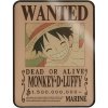 Magnetka One Piece Wanted Luffy