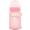 Everyday Baby sklenená fľaša 150 ml, Rose Pink Everyday Baby sklenená fľaša 150 ml, Rose Pink