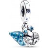 Pandora Slušivý strieborný prívesok Rak pustovník 792700C01 Pandora Slušivý strieborný prívesok Rak pustovník 792700C01