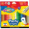Colorino Kids farebné voskovky 24 ks gumovateľné