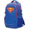 Modrý zipový voděodolný školní batoh s motivem Superman Modrý zipový voděodolný školní batoh s motivem Superman