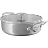 Mauviel Nízky kastról so sklenenou pokrievkou M´Cook, 24 cm / 3,2 l 523075 Mauviel Nízky kastról so sklenenou pokrievkou M´Cook, 24 cm / 3,2 l 523075