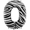 Nafukovací balónik číslo 0 zebra 102cm extra veľký - Grabo Nafukovací balónik číslo 0 zebra 102cm extra veľký - Grabo