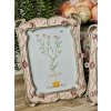 Clayre & Eef Pastelovo ružový fotorámik so zdobením a kvetmi - 19*2*24 cm / 13*18 cm - Clayre & Eef Clayre & Eef Pastelovo ružový fotorámik so zdobením a kvetmi - 19*2*24 cm / 13*18 cm - Clayre & Eef