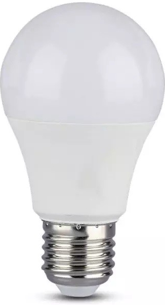 V-TAC LED žiarovka E27 A60 11W s pohybovým senzorom, Neutrálna biela 4000 4500K