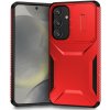 Plastový kryt Camshield na Samsung Galaxy S25 5G - Červená Plastový kryt Camshield na Samsung Galaxy S25 5G - Červená