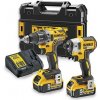DEW Napájaný skrutkovač/príklepový vŕtač DeWALT DCK268P2T-QW čierny, žltý DEW Napájaný skrutkovač/príklepový vŕtač DeWALT DCK268P2T-QW čierny, žltý