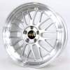 Bbs LM 7x17 4x100 ET48 brilliant silver rim damondcut