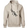 Paličky ruka - Oversized mikina dámská Moon - kratšia + širšia - 2XL ( Ľadovo sivá ) Paličky ruka - Oversized mikina dámská Moon - kratšia + širšia - 2XL ( Ľadovo sivá )
