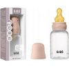 Bibs antikoliková fľaša s kaučuk cumlíkom Blush 150ml Bibs antikoliková fľaša s kaučuk cumlíkom Blush 150ml