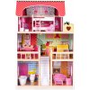 Ecotoys Domček pre bábiky drevený Rezydencja malinowa ZA-4109 Ecotoys Domček pre bábiky drevený Rezydencja malinowa ZA-4109