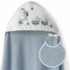 INTERBABY | OSUŠKA froté ZVIERATKÁ + podbradník - petrolejová INTERBABY | OSUŠKA froté ZVIERATKÁ + podbradník - petrolejová