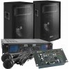 Vonyx Complete Professional Karaoke 500W Set so zosilňovačom, reproboxami a káblami Vonyx Complete Professional Karaoke 500W Set so zosilňovačom, reproboxami a káblami