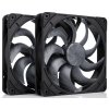 Noctua 140mm NF-A14x25 G2 PWM Sx2 PP chromax.black edition - Sada dvou ventilátorů Noctua 140mm NF-A14x25 G2 PWM Sx2 PP chromax.black edition - Sada dvou ventilátorů
