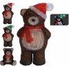Vianočný akrylový medveď na baterky 34 cm - 40x Led Vianočný akrylový medveď na baterky 34 cm - 40x Led
