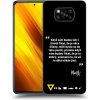 Picasee ULTIMATE CASE pro Xiaomi Poco X3 - Kazma - MĚLI BYSTE SE DO TOHO PUSTIT Picasee ULTIMATE CASE pro Xiaomi Poco X3 - Kazma - MĚLI BYSTE SE DO TOHO PUSTIT