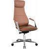 MERCURY Luxusné kancelárske kreslo ZEUS pravá koža, hnedé MERCURY Luxusné kancelárske kreslo ZEUS pravá koža, hnedé