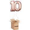 HeliumKing Balónový box - Narodeninové číslo 10 ružovo-zlatý 86 cm HeliumKing Balónový box - Narodeninové číslo 10 ružovo-zlatý 86 cm
