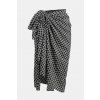 Karl Lagerfeld MONOGRAM AOP PAREO KL MONOGRAM BLACK/WHITE Karl Lagerfeld MONOGRAM AOP PAREO KL MONOGRAM BLACK/WHITE