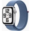 Apple Watch SE/40mm/Silver/Šport Band/Winter Blue