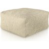 Podnožka Boucle svetlobéžová kocka Podnožka Boucle svetlobéžová kocka