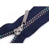 Dúhový kostený zips No 5 dĺžka 70 cm - 1 ks 330 modrá tmavá Dúhový kostený zips No 5 dĺžka 70 cm - 1 ks 330 modrá tmavá