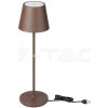 Stolné LED svietidlo 2W (4400mA batéria) IP54 Corten 3000K VT-7522 (V-TAC) Stolné LED svietidlo 2W (4400mA batéria) IP54 Corten 3000K VT-7522 (V-TAC)