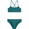 O'Neill ESSENTIALS BRALETTE BIKINI SET tmavo zelená