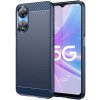 Gumený kryt Brushed Carbon na Oppo A58 5G - Modrá Gumený kryt Brushed Carbon na Oppo A58 5G - Modrá