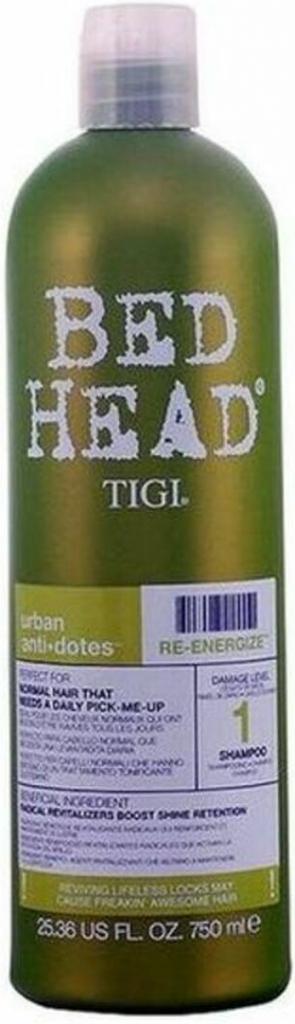 Tigi revitalizujúci a posilňujúci šampón Bed Head Urban Anti-Dotes Re-Energize Shampoo 750 ml