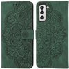 Peňaženkové kožené puzdro MANDALA na Samsung Galaxy S23 Plus 5G – Zelená Peňaženkové kožené puzdro MANDALA na Samsung Galaxy S23 Plus 5G – Zelená