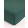 MKLozkoviny.sk Jersey plachta s elastanom Deluxe 90 × 200 cm – tmavo zelená MKLozkoviny.sk Jersey plachta s elastanom Deluxe 90 × 200 cm – tmavo zelená