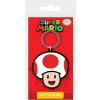 Prívesok na kľúče Super Mario Rubber Keychain Toad