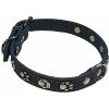 HUHUBAMBOO obojok s labkami 40 cm, čierny HUHUBAMBOO obojok s labkami 40 cm, čierny