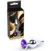 MyLove Toys - Jewellery Silver BUTT PLUG- Purple MyLove Toys - Jewellery Silver BUTT PLUG- Purple